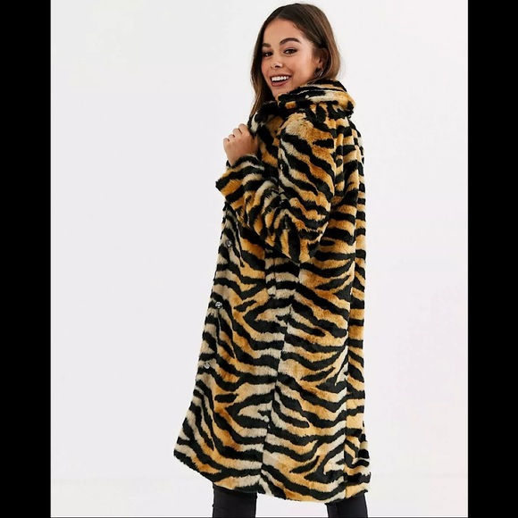 Brave Soul Arctic Faux Fur Coat - Picture 2 of 4